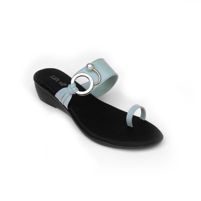 Lift Up By Sanlee Brand Womens Casual Flat Flipflop Slipons Sandal LCC2293 (Green)