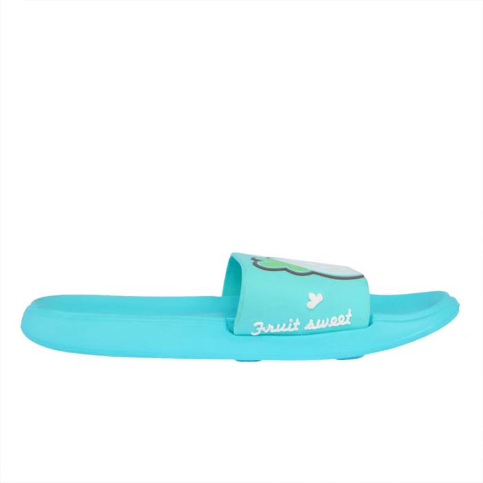 Rajashoes Brand Womens Casual Slides Slipper Flipflop Scoll-02 (S.Green)
