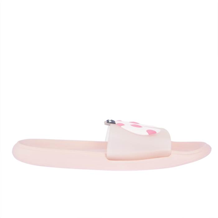 Rajashoes Brand Womens Casual Slides Slipper Flipflop Scoll-03 (Pink)