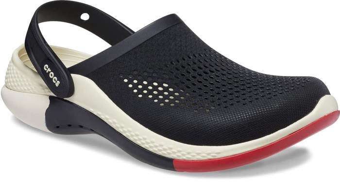 Crocs Brand Mens LiteRide 360 Ombre Marbled Clog/Sandal (Black/Multi) (208281-0C4)