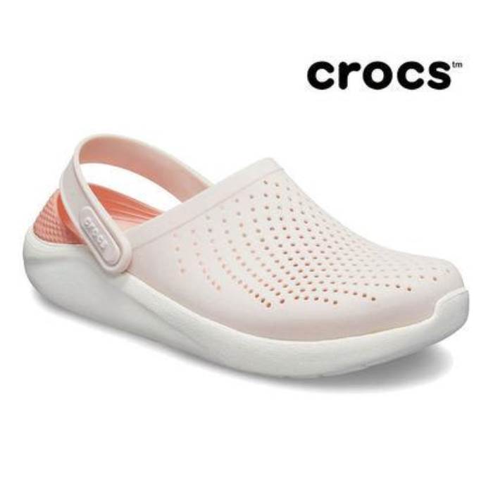Crocs Brand Womens Literide Clog 204592-115 Barley Pink/White