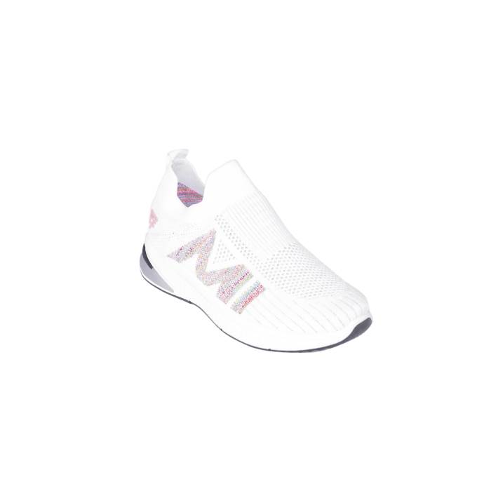 Flying Feet Brand Womens Casual Walking Slipons Sports Shoes KFF-04 (White)