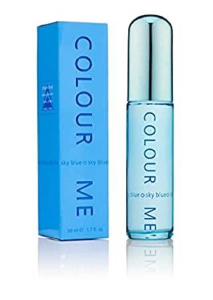 Colour Me Femme Sky Blue Eau de Parfum 50ML Unisex (Sku Blue)
