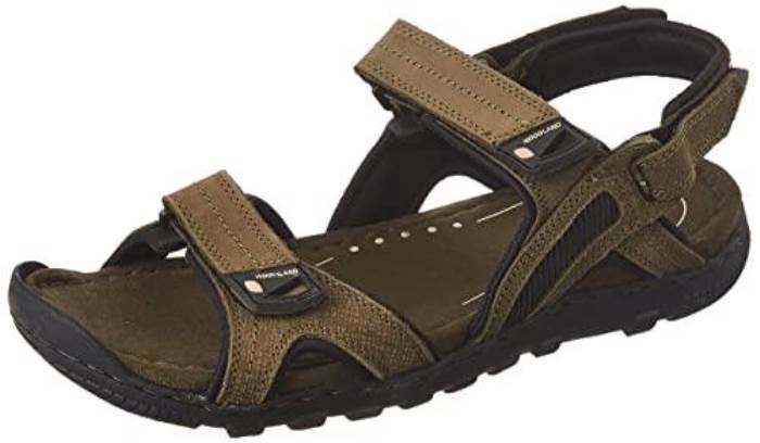 Woodland Brand Original Mens Casual Backstrap Sandal GD 345519 (Olive)